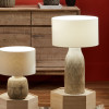 Palawan Stone Grey Feather Stoneware Table Lamp Base