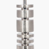 Elon Silver Metal Stacked Cylinder Table Lamp Base