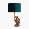 Capuchin Antique Brass Metal Monkey Table Lamp Base