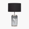 Carrara Grey Marble Effect Ceramic Table Lamp