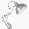 Alonzo Brushed Chrome Metal Angled Task Table Lamp