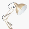 Alonzo Brass Metal Angled Task Table Lamp