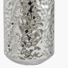 Vega Silver Textured Ceramic Table Lamp