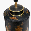 Landscape Black Hand Painted Metal Table Lamp Base