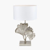 Gingko Shiny Champagne Metal Gingko Leaf Table Lamp Base