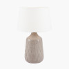 Coco Grey Gloss Arch Design Stoneware Table Lamp Base