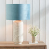 Margot Grey Patterned Stoneware Table Lamp Base