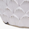 Willow White Leaf Detail Stoneware Table Lamp Base