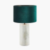 Kiorini White Marble Table Lamp Base