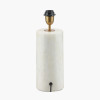 Kiorini White Marble Table Lamp Base