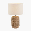 Acer Natural Woven Tall Table Lamp