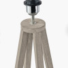 Whitby Grey Wash Wood Tapered 4 Post Table Lamp Base