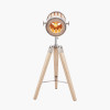 Staithes Natural and Silver Marine Tripod Table Lamp