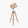 Staithes Natural and Silver Marine Tripod Table Lamp