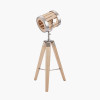 Staithes Natural and Silver Marine Tripod Table Lamp