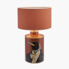 Penguin Tobacco Hand Painted Metal Table Lamp Base