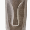 Visage Grey Face Design Tall Stoneware Table Lamp Base