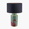 Flamenco Tall Pink Flamingo Print Ceramic Table Lamp Base