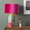 Flamenco Tall Pink Flamingo Print Ceramic Table Lamp Base