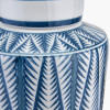 Samara Blue and White Aztec Pattern Ceramic Table Lamp Base