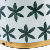 Thea Green and Gold Leaf Ceramic Table Lamp Base