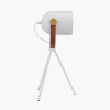 Auden White Metal Tripod Table Lamp