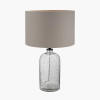 Ophelia Grey Bubble Glass Table Lamp Base