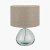 Alvira Organic Shape Recycled Glass Table Lamp Base