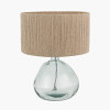 Alvira Organic Shape Recycled Glass Table Lamp Base