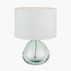 Alvira Organic Shape Recycled Glass Table Lamp Base