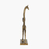 Savanna Antique Brass Metal Giraffe Table Lamp Base