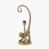 Vervet Antique Brass Metal Monkey Table Lamp Base