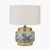 Saskia Sage Cheetah Ceramic Table Lamp Base