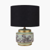 Saskia Sage Cheetah Ceramic Table Lamp Base