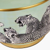 Saskia Sage Cheetah Ceramic Table Lamp Base