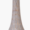 Ioan Grey Engraved Wood Bottle Table Lamp Base