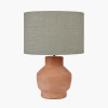 Inna Natural Urn Terracotta Table Lamp Base