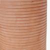 Sierra Natural Tall Ribbed Terracotta Table Lamp Base