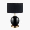 Sofia Black and Gold Enamel Table Lamp Base