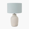 Kai Duck Egg Textured Tall Ceramic Table Lamp