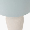 Kai Duck Egg Textured Tall Ceramic Table Lamp