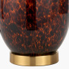 Lucien Tortoiseshell Glass Tall Table Lamp