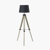 Windsor Sage Green Wooden Tripod Floor Lamp