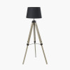 Windsor Sage Green Wooden Tripod Floor Lamp