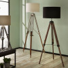 Windsor Wooden Tripod Floor Lamp