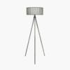 Rabanne Slatted Antique Wood Tripod Floor Lamp