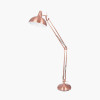 Alonzo Brushed Copper Metal Task Floor Lamp