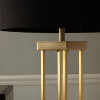 Langston Satin Brass Metal Column Floor Lamp Base