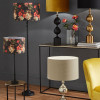 Rhode Matt Black Stick Metal Floor Lamp Base