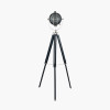 Beckett Black and Silver Tripod Marine Floor Lamp